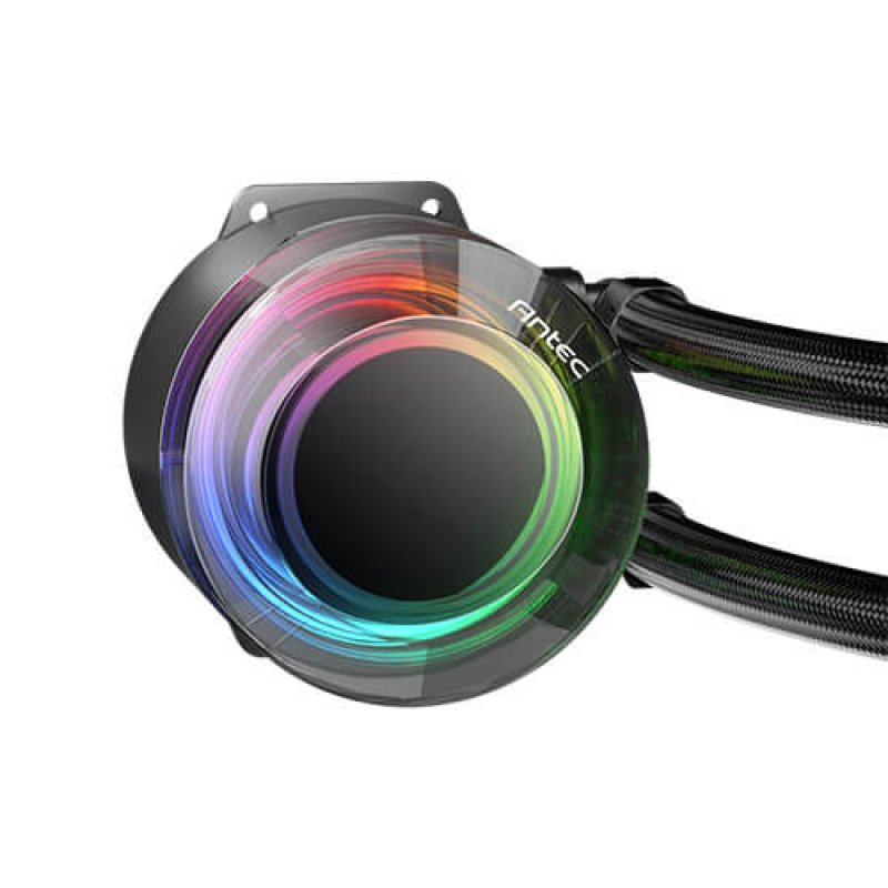 Antec Vortex Lum 240 ARGB Processor Liquid cooling kit 12 cm Black