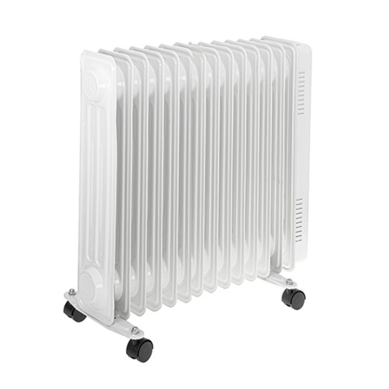 Adler AD 7818 electric space heater Indoor White 2500 W Oil electric space heater