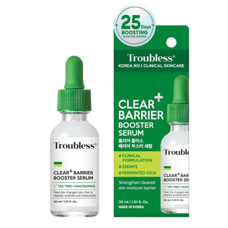 Troubless Clear Barrier Plus Booster Serum Soothing and Hydrating Serum for Face
