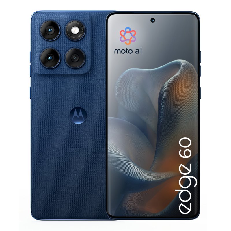 Motorola edge 60 16.9 cm (6.67 ) Dual SIM Android 15 5G USB Type-C 12 GB 256 GB 5200 mAh Blue