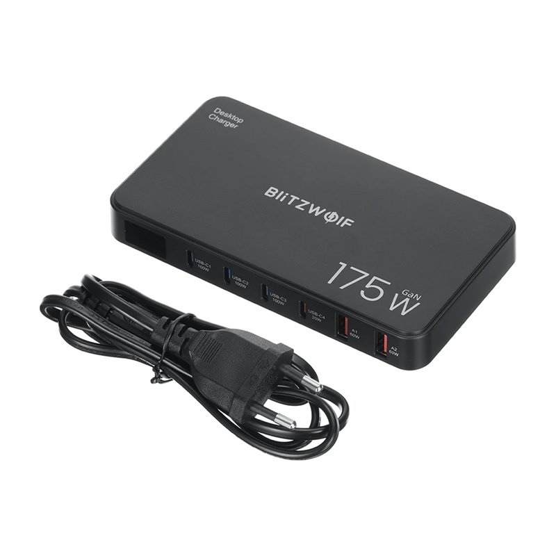 Blitzwolf BW-S30 6-in-1 Charging Station 4xUSB-C 2xUSB 175W