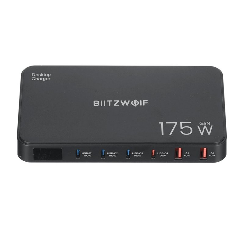 Blitzwolf BW-S30 6-in-1 Charging Station 4xUSB-C 2xUSB 175W