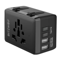 Blitzwolf BW-TA1 4-in-1 Travel Adapter 2xUSB C PD 20W