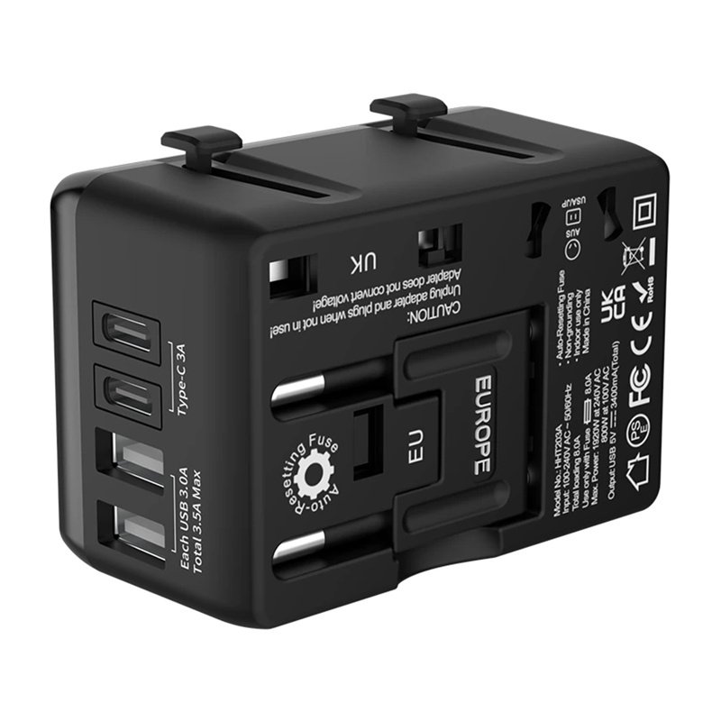 Blitzwolf BW-TA1 4-in-1 Travel Adapter 2xUSB C PD 20W