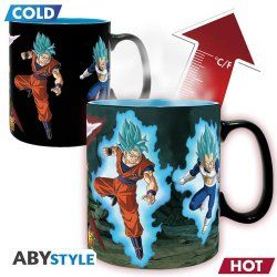 DRAGON BALL SUPER - Saiyans & Black - Mug thermoréactif 460ml