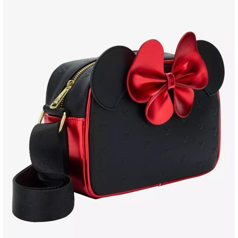 DISNEY - Minnie Mouse red bow - Sac bandoulière Loungefly 'Exclusive'