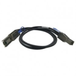QNAP CAB-SAS20M-8644-8088 câble Serial Attached SCSI (SAS) 2 m Noir, Métallique