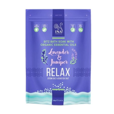Ina Essentials Relax Bath Salt With Lavender And Juniper 330g