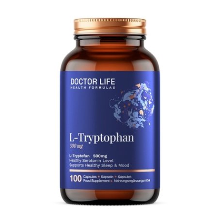 Doctor Life Ltryptophan 500mg Dietary Supplement 100 Capsules