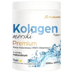 Altopharma Marine Collagen Premium Type I 10000mg Msm 500mg Hyaluronic Acid 40mg Vitamin C 80mg Dietary Supplement 400g