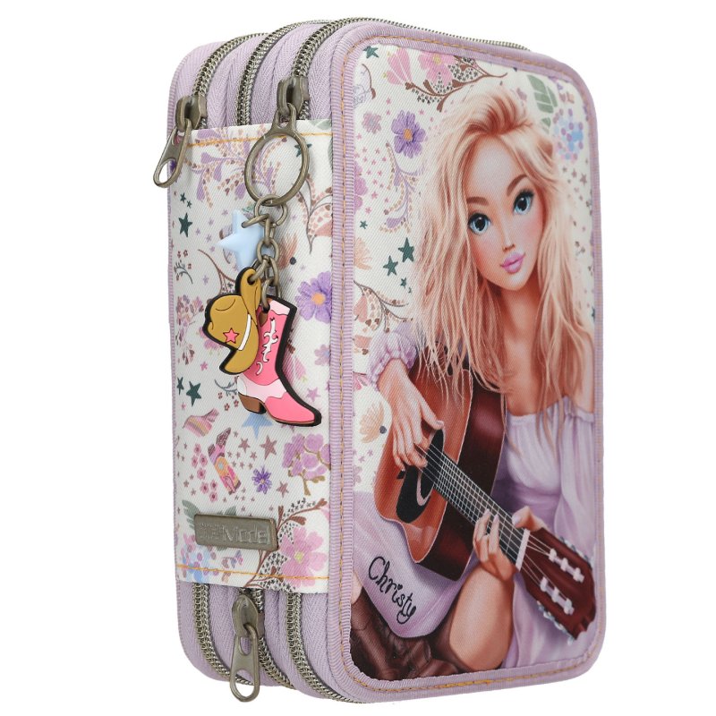 TOPModel Triple Pencil Case COWGIRL
