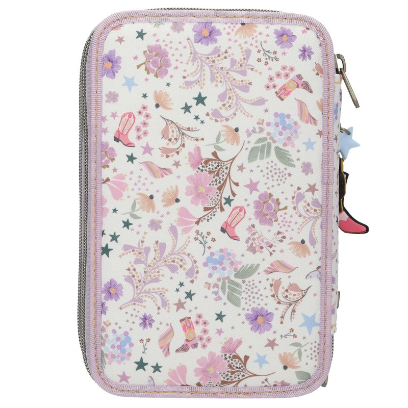 TOPModel Triple Pencil Case COWGIRL