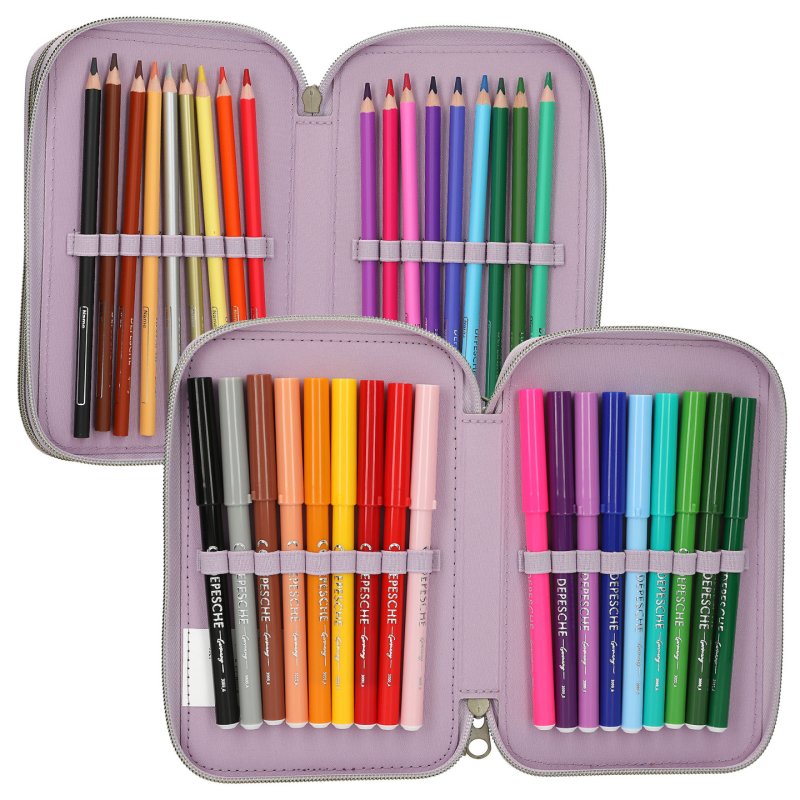 TOPModel Triple Pencil Case COWGIRL