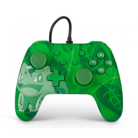 PowerA Bulbasaur Overgrow Vert, Multicolore USB Manette de jeu Analogique/Numérique Nintendo Switch