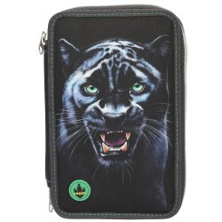 Dino World Action LED PANTHER Bac à stylos Nylon, Papier, Polyester, Silicone, Zinc Noir