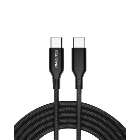 Oniverse Usb-C To Usb-C Charging Cable, 3 M - Black