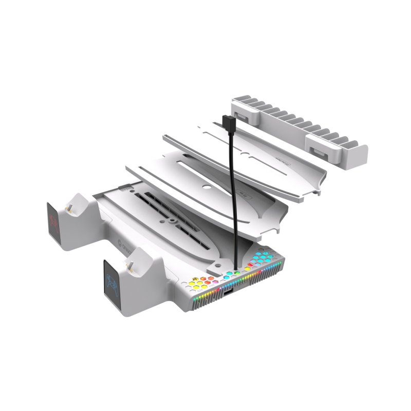 Oniverse Nexus 5 Cooling and charging stand - White (PS5/ PS5 Slim)