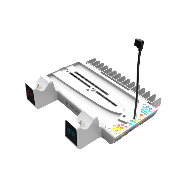 Oniverse Ps5 Nexus 5 Multifunction Stand For Ps5 - White
