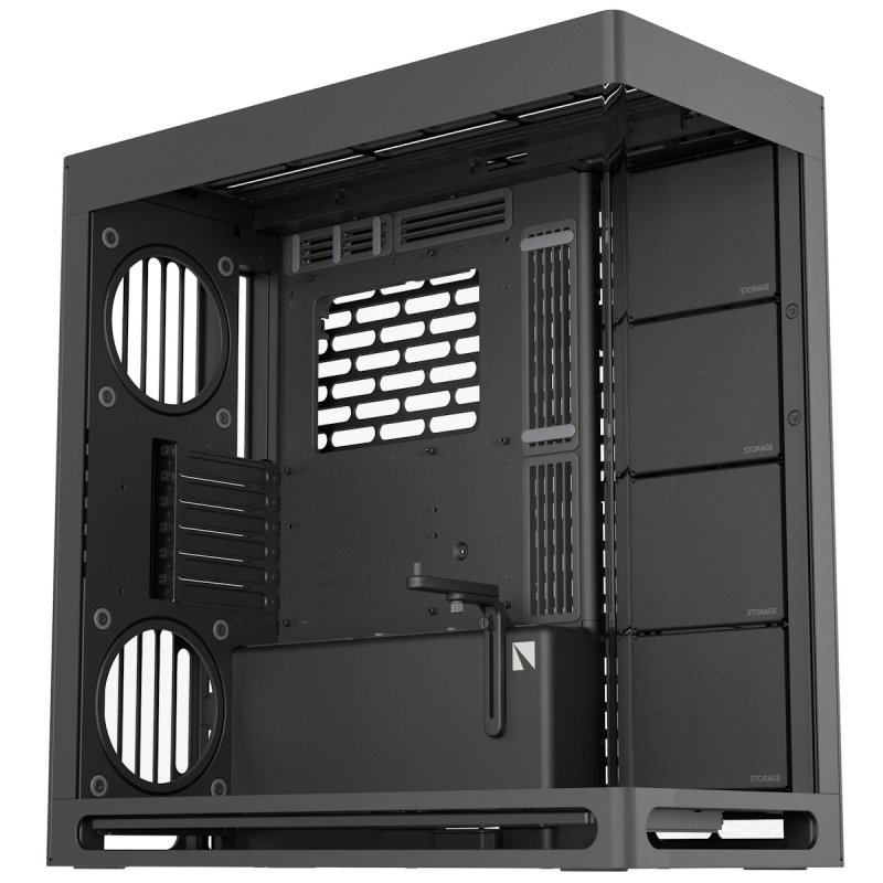 HAVN HS 420 PC-Gehäuse, Midi-Tower, E-ATX, Tempered Glass - schwarz