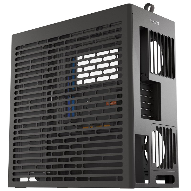 HAVN HS 420 PC-Gehäuse, Midi-Tower, E-ATX, Tempered Glass - schwarz