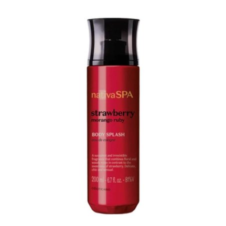 Boticario Nativa Spa Body Splash Ruby Strawberry 200ml