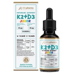 Altopharma Junior Natural Vitamins K2d3 Dietary Supplement In Drops 30ml
