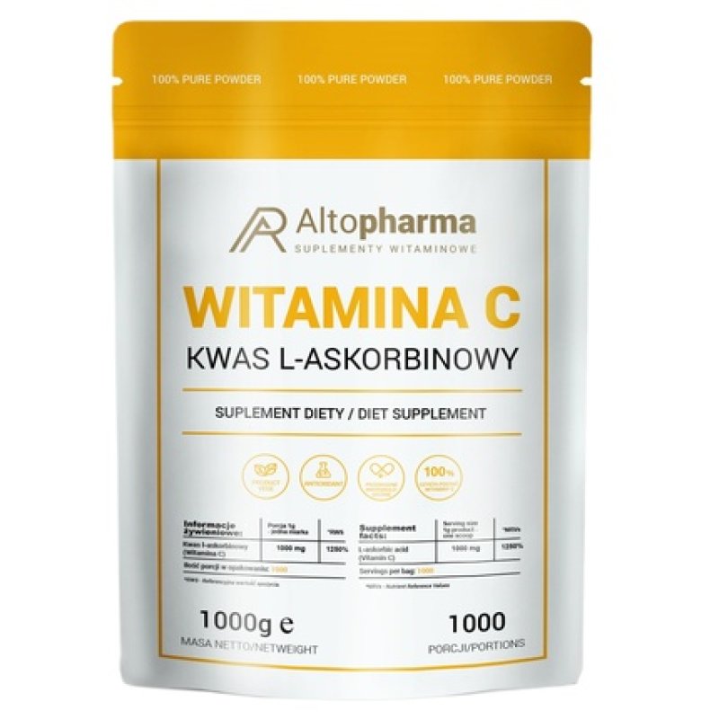 Altopharma Vitamin C Lascorbic Acid Dietary Supplement 1000g