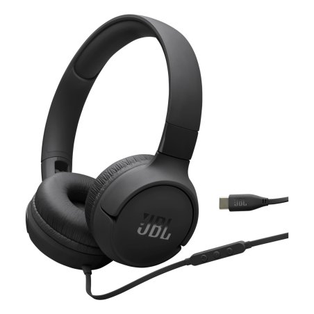 JBL Tune 520C USB-C Headphones Wired Head-band Calls/Music USB Type-C Black
