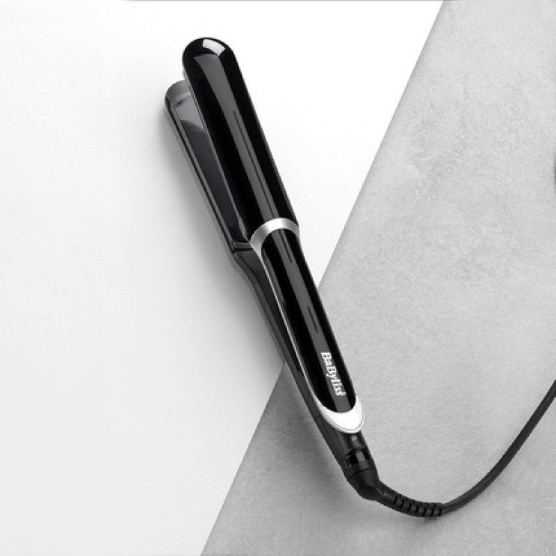 BaByliss Smooth Pro Wide Hair Straighteners with Ceramic Plates for Smooth Styling 35mm Wide Plates Fast Heat Up 5 Heat