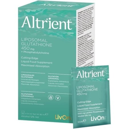 Altrient by LivOn Labs Liposomal Setria Lypo-Spheric Glutathione Dietary Supplement GSH 30 Packets
