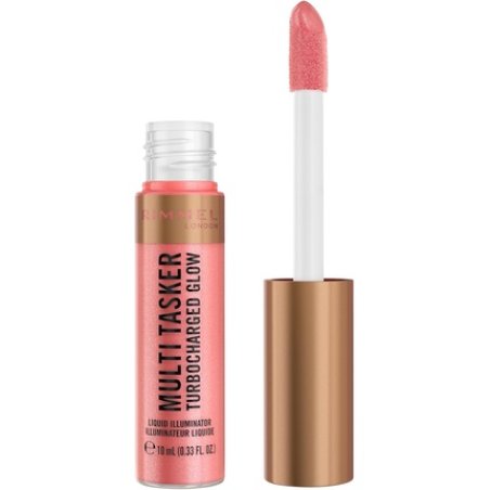 Rimmel Multi Tasker Turbocharged Glow 002 Rosy Rebel Liquid Face Illuminator