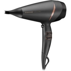 Remington Supercare Pro Ionic Hair Dryer 2200 with Diffuser and Slim Styling Concentrators AC7200 Black