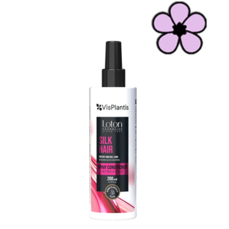 Vis Plantis Loton Silk Spray Conditioner For Dry And Dull Hair 200ml