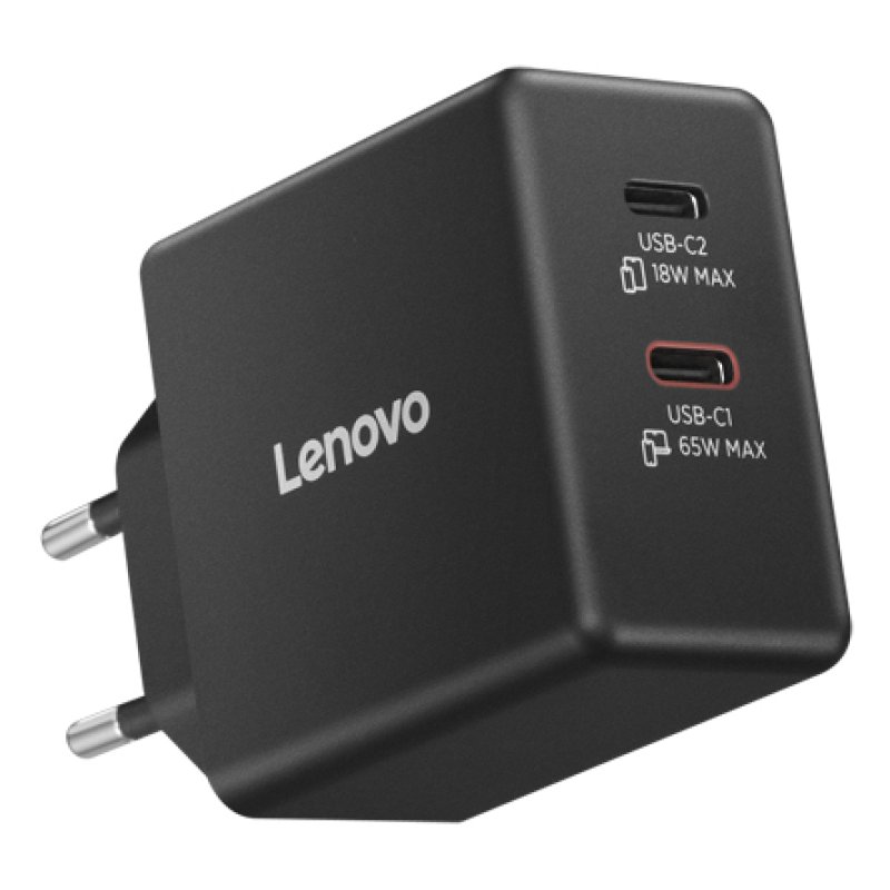 Lenovo 40AW065BEU adaptateur de puissance & onduleur Intérieur & extérieur 65 W Noir