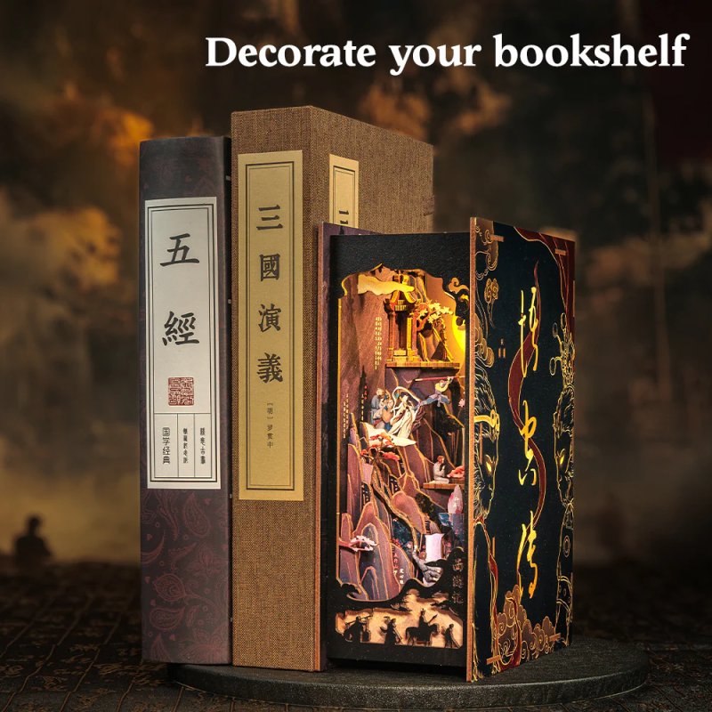 BOOK NOOK KIT - DIY - La Légende de Wukong - 89pc Eclairage LED