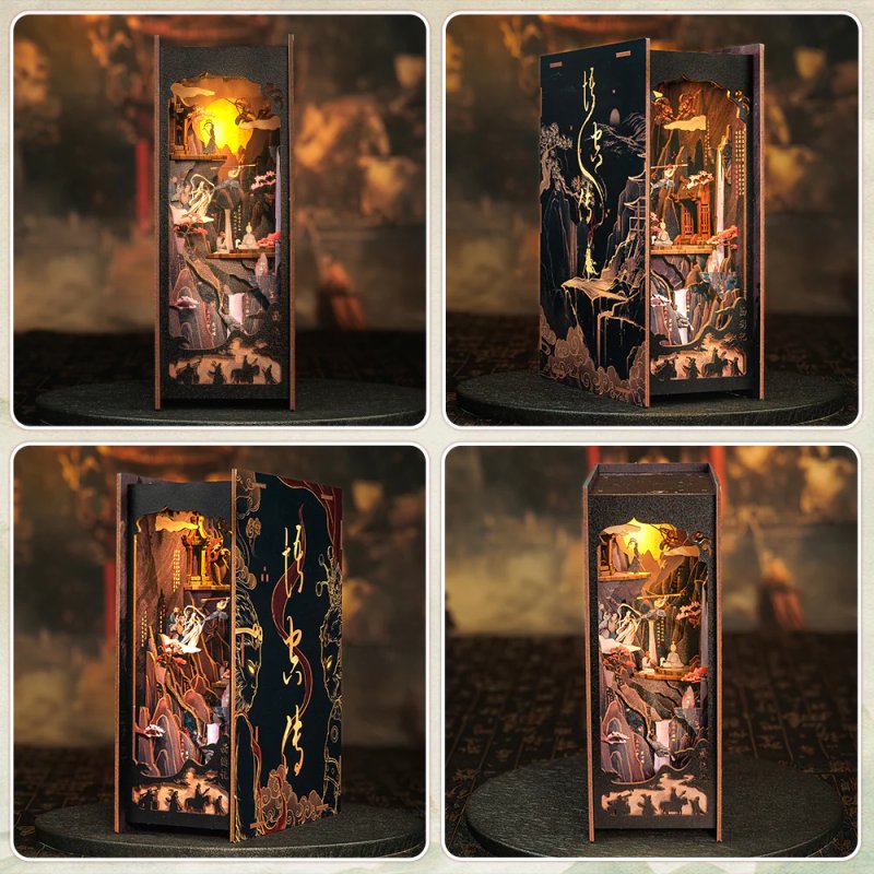 BOOK NOOK KIT - DIY - La Légende de Wukong - 89pc Eclairage LED