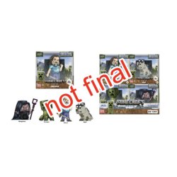 MINECRAFT FILM - Display de Figurines 6cm - 4 Modèles - 12pc - Wave 5