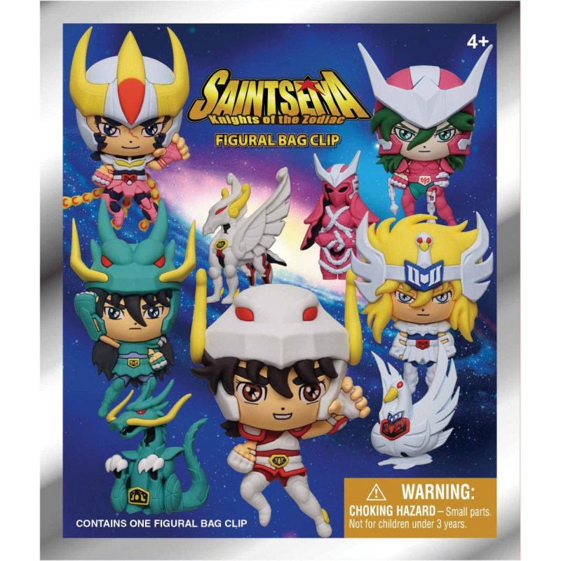 SAINT SEIYA - Series 1 - 3D Foam Bag Clip (Display 24 Pcs)