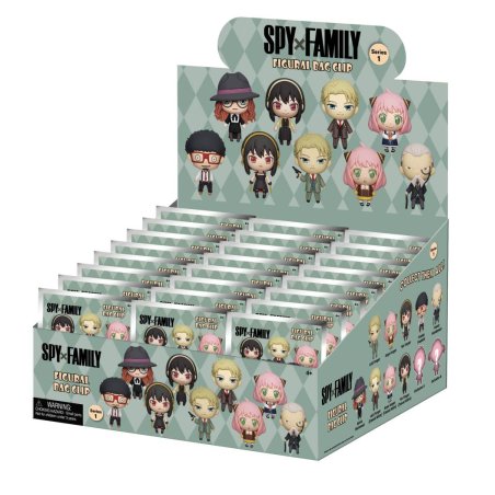 SPY X FAMILY - Series 1 - 3D Foam Bag Clip (Display 24 Pcs)
