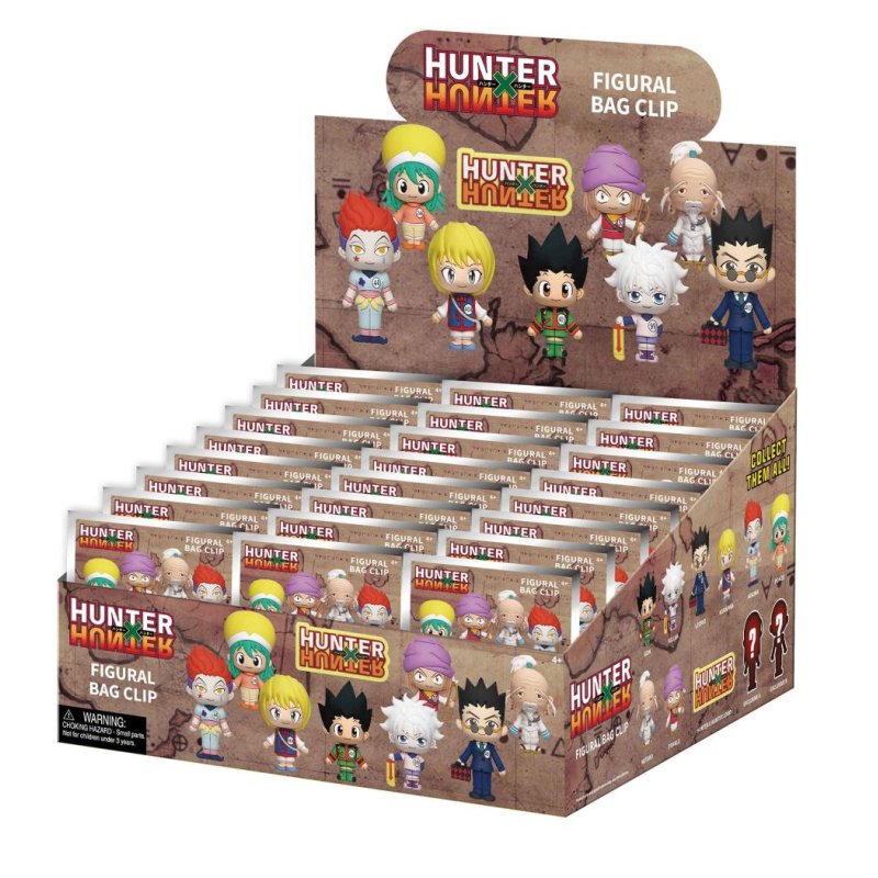 HUNTER X HUNTER - Series 1 - 3D Foam Bag Clip (Display 24 Pcs)