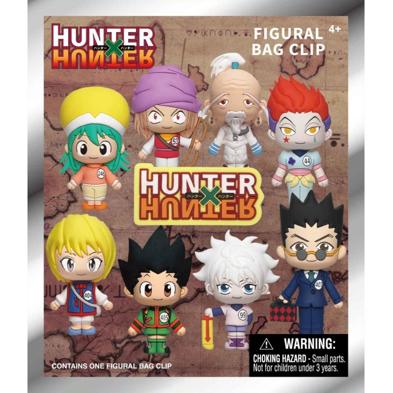 HUNTER X HUNTER - Series 1 - 3D Foam Bag Clip (Display 24 Pcs)