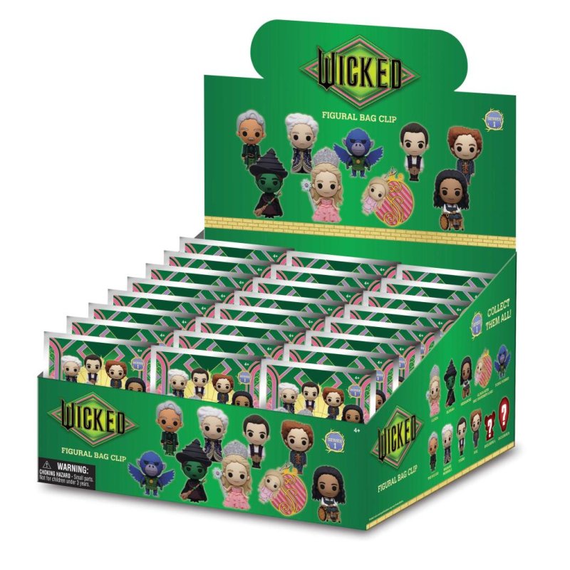WICKED - Series 1 - 3D Foam Bag Clip (Display 24 Pcs)