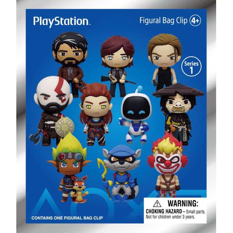 PLAYSTATION - Series 1 - 3D Foam Bag Clip (Display 24 Pcs)