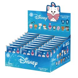 DISNEY CATS - Series 69 - 3D Foam Bag Clip (Display 24 Pcs)