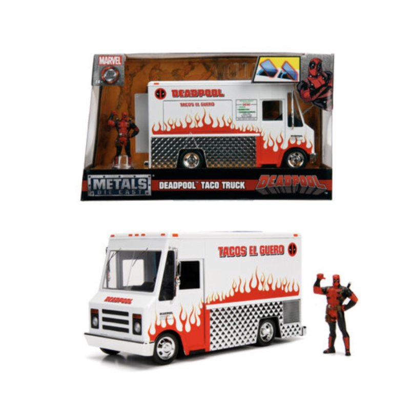 DEADPOOL - Foodtruck Figurine Deadpool - 1:24