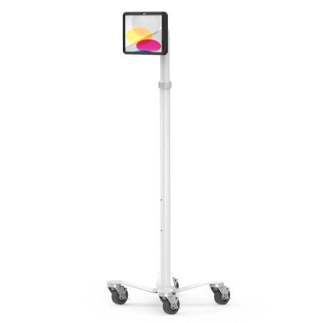 Compulocks iPad 10.9" 10th Gen PowerMove Medical Rolling Cart Black