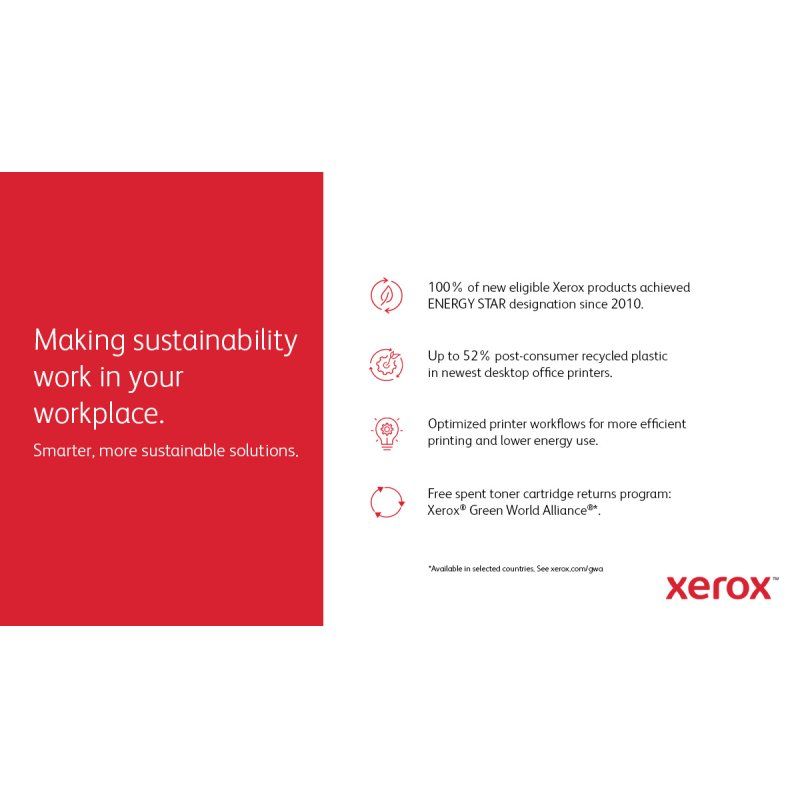 Xerox VersaLink Imprimante recto verso C7000 A3, 35/35 ppm, Adobe PS3, pilote PCL5e/6, 2 magasins, 620 feuilles au total