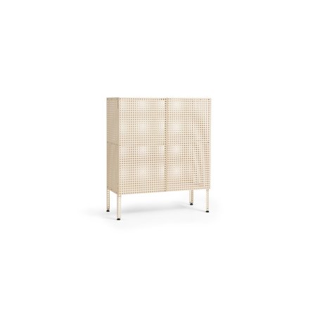 HAY - Perforated Cabinet Floor Medium - H95 cm - Eggshell