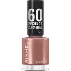 Rimmel 60 Seconds Super Shine Nail Polish 111 Café Crème Quick Dry