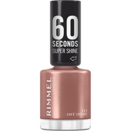 Rimmel 60 Seconds Super Shine Nail Polish 111 Café Crème Quick Dry